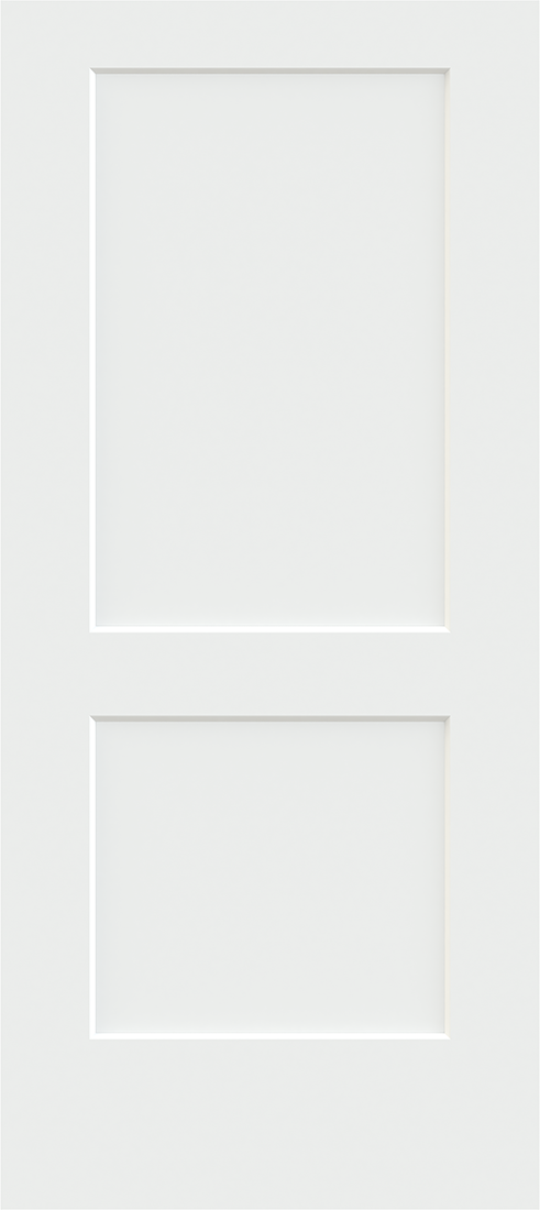 2 Panels Square | Molded Panel Wooden Doors