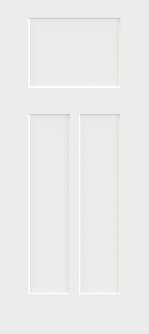 3 Panels Square | Molded Panel Wooden Doors