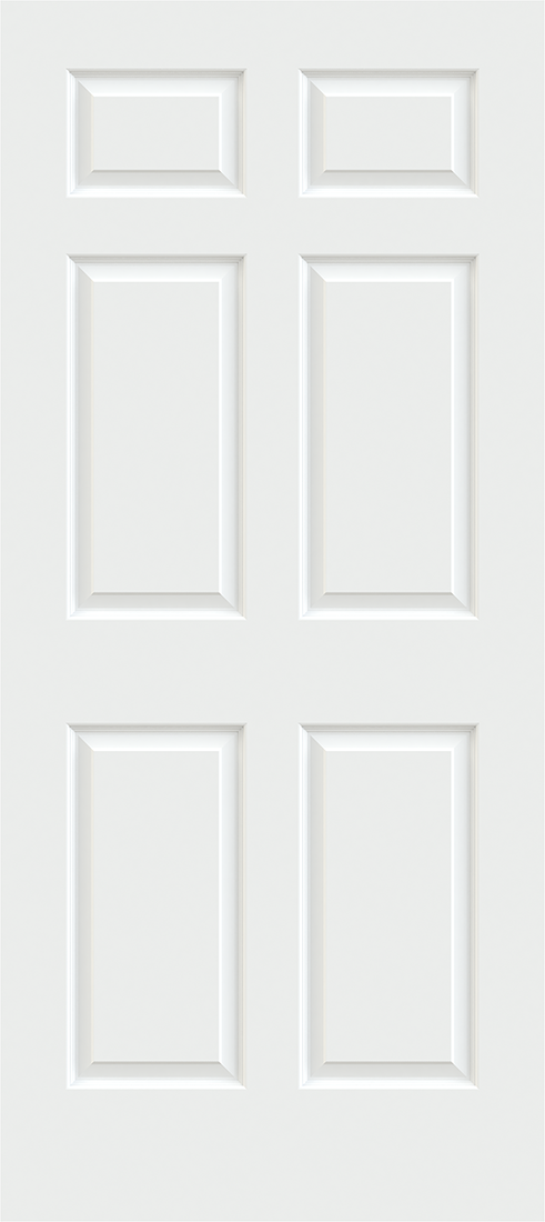 6 Panels | Molded Panel Wooden Doors